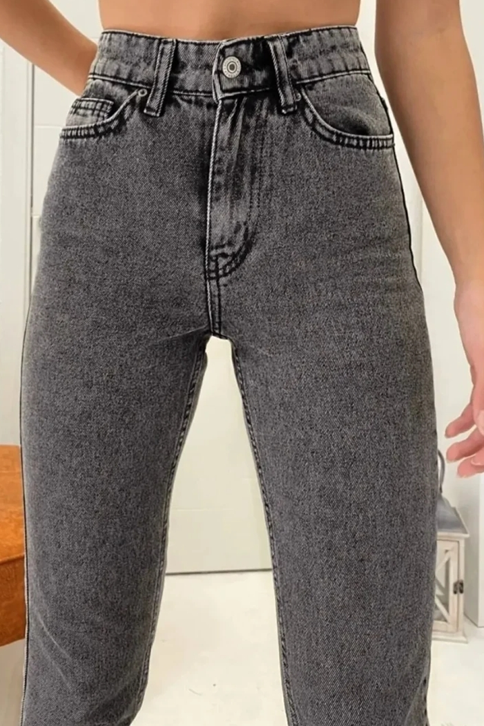 Boyfriend Kot Pantolon 1446 - Gri