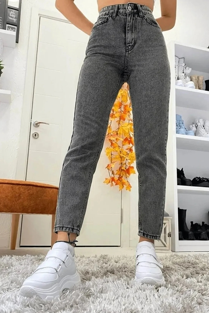 Boyfriend Kot Pantolon 1446 - Gri