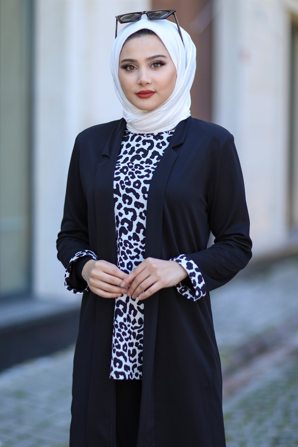 Ceket - Tunik İkili Takım - Siyah