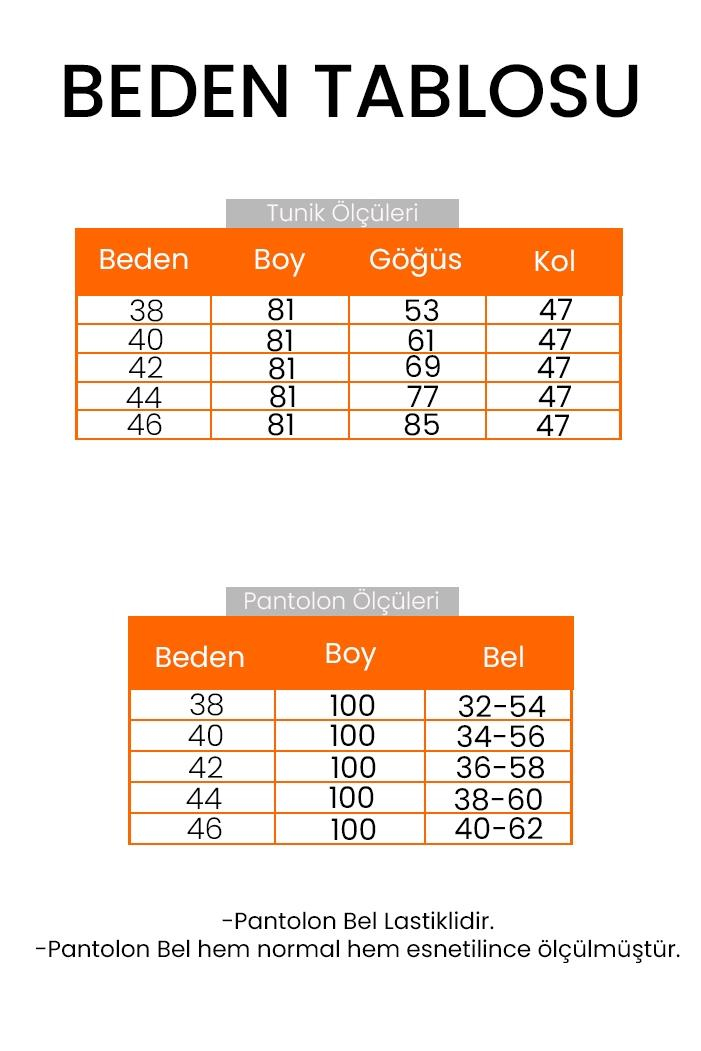 Çift Cepli Kapüşonlu İkili Takım 1668 - Lacivert