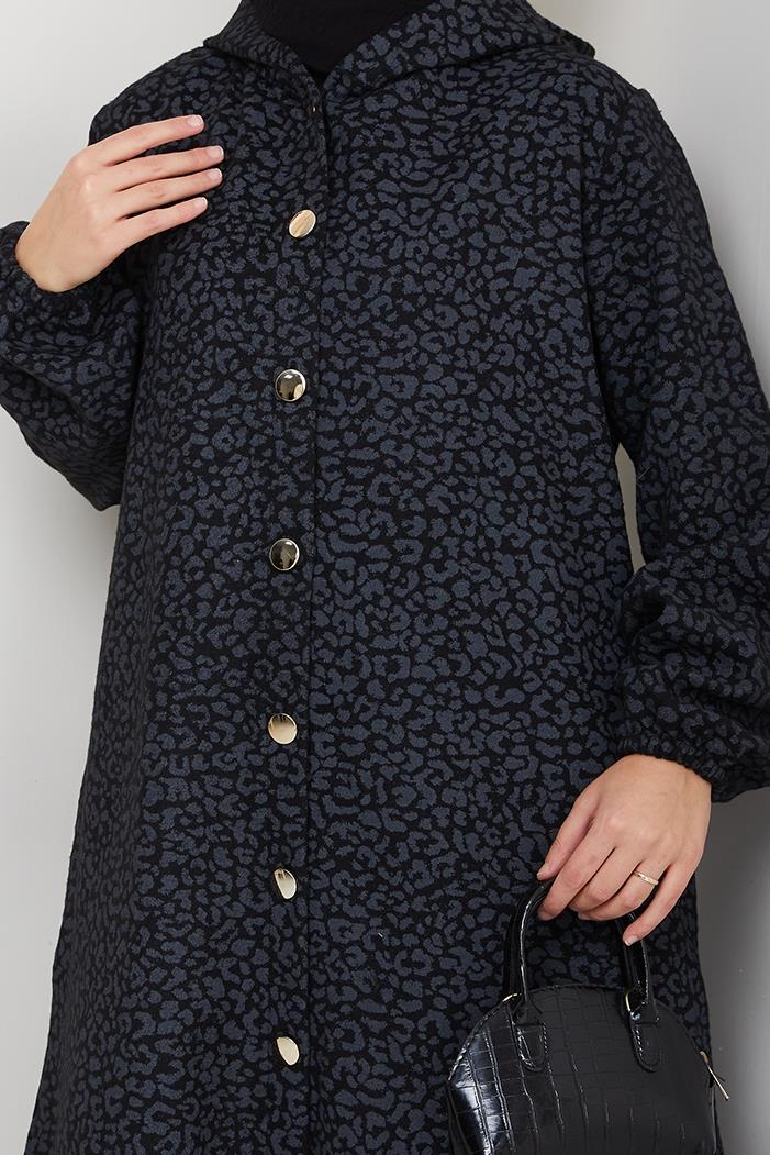 Dilra Kapüşonlu Kap 1632 - Antrasit