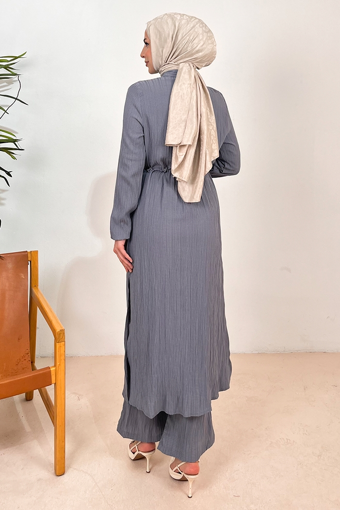 Ersay Tunik Pantolon İkili Takım 1410 - Gri