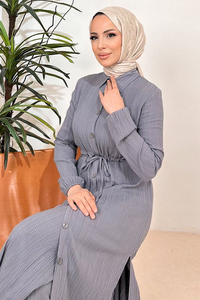 Ersay Tunik Pantolon İkili Takım 1410 - Gri