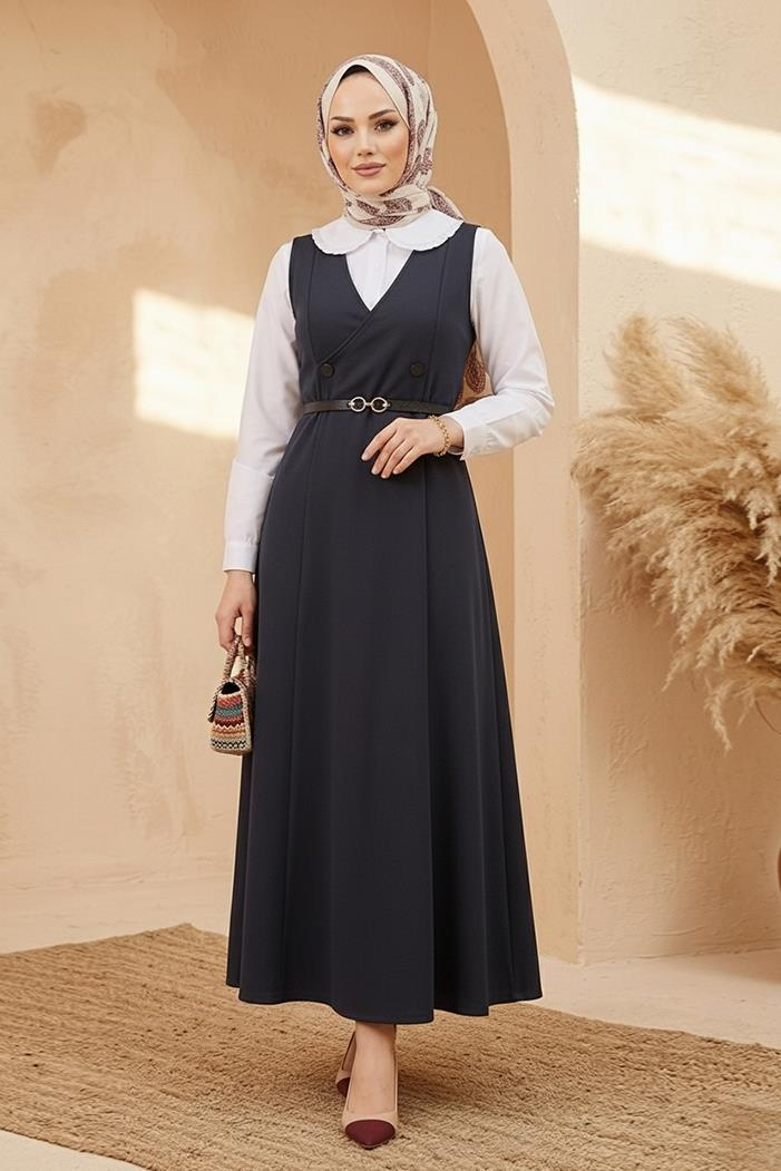 Erves Düğmeli Jile 1399 - Antrasit