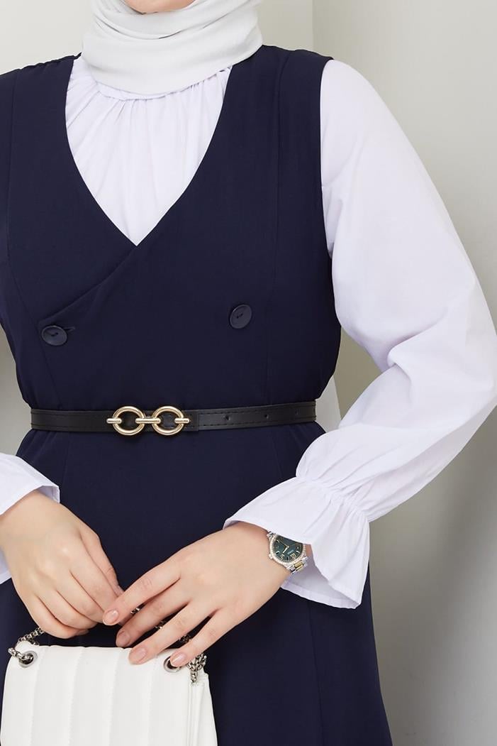 Erves Düğmeli Jile 1399 - Lacivert