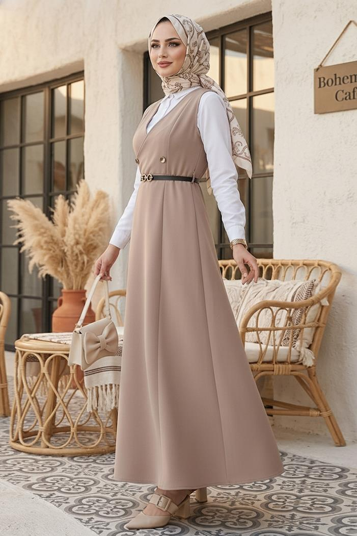 Erves Düğmeli Jile 1399 - Taş