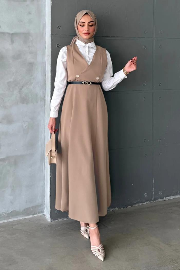 Erves Düğmeli Jile 1399 - Taş