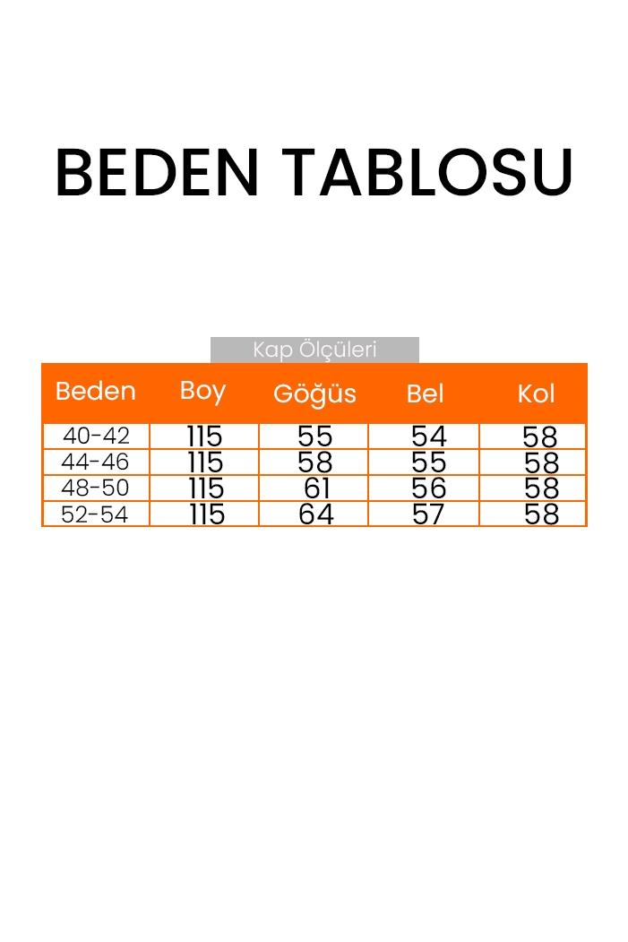 Fevza Düğmeli Kap 1635 - Siyah