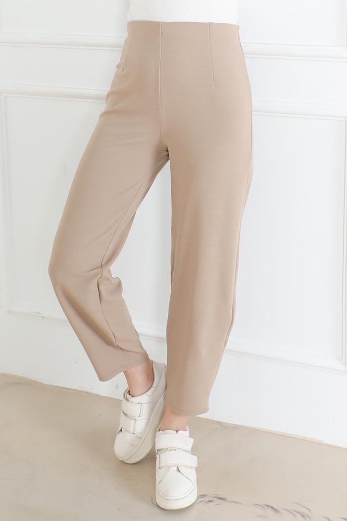 Havuç Kesim Pantolon 1242 - Taş