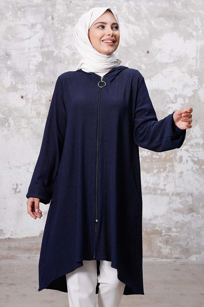 Kapüşonlu Bürümcük Kap 1254 - Lacivert