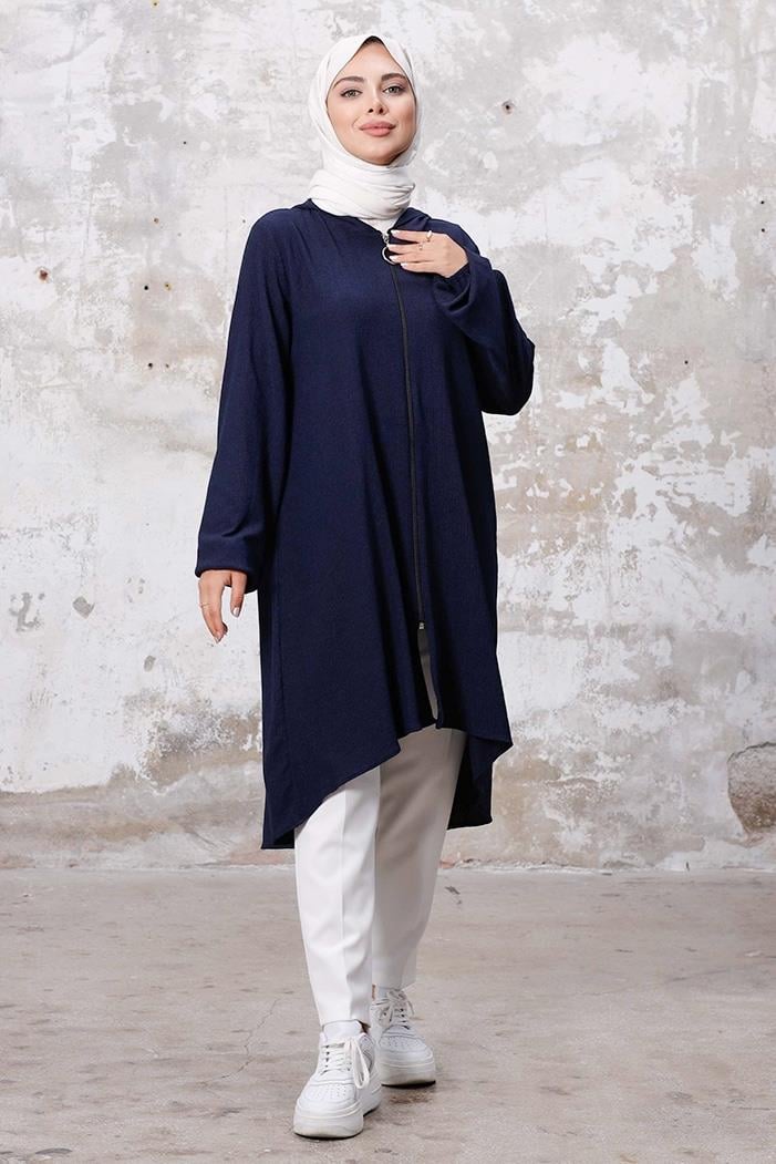 Kapüşonlu Bürümcük Kap 1254 - Lacivert