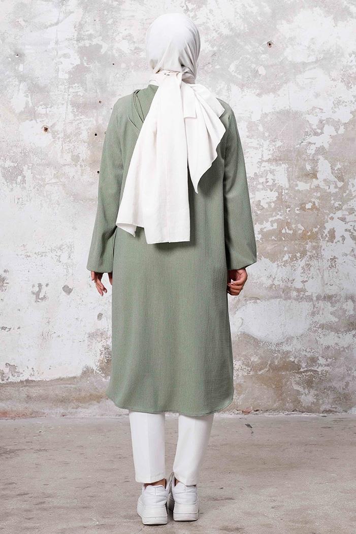 Kapüşonlu Bürümcük Kap 1254 - Mint