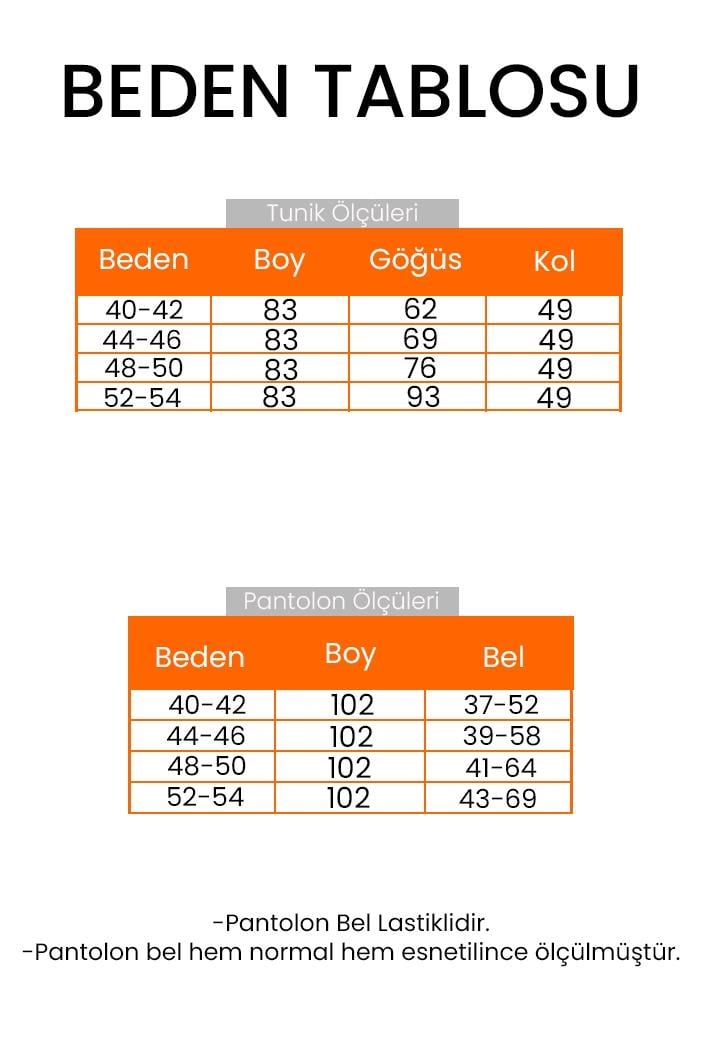 Kapüşonlu Oysho Tunik Pantolon İkili Takım 1676 - Taş