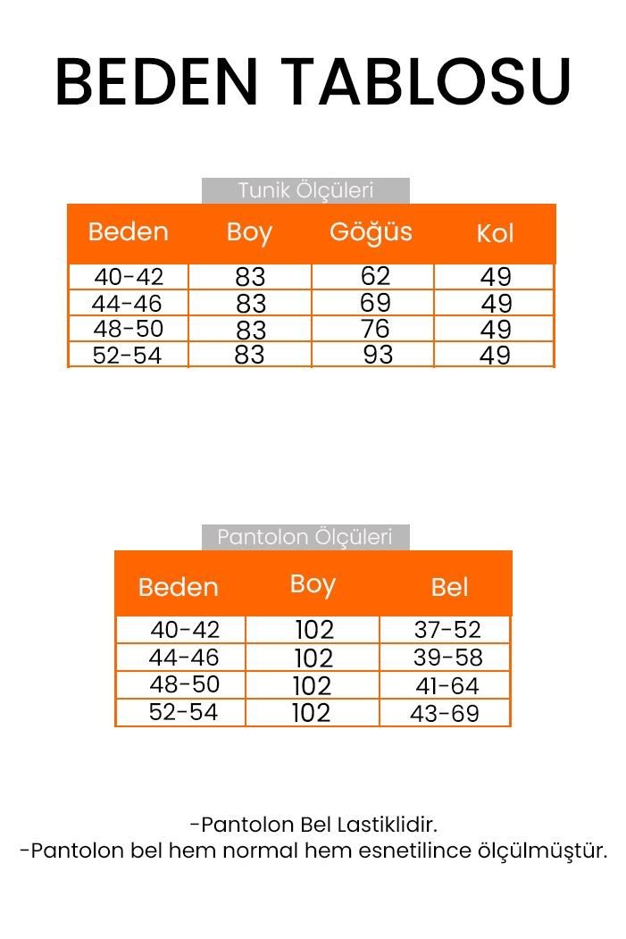 Kapüşonlu Oysho Tunik Pantolon İkili Takım 1676 - Kahve