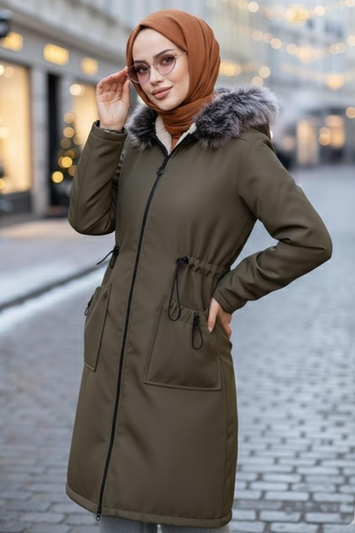 Mandes Tünel Kemerli Mont 592 - Haki