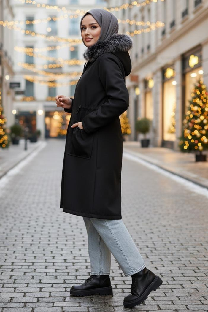 Mandes Tünel Kemerli Mont 592 - Siyah