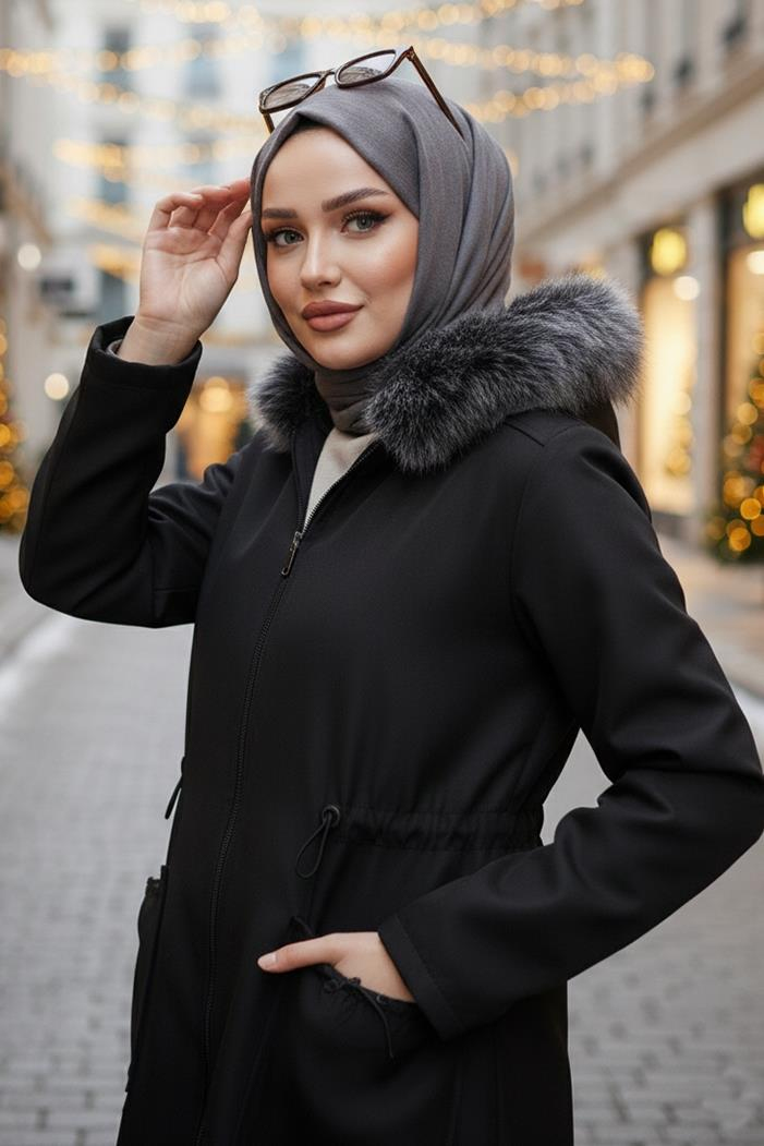 Mandes Tünel Kemerli Mont 592 - Siyah