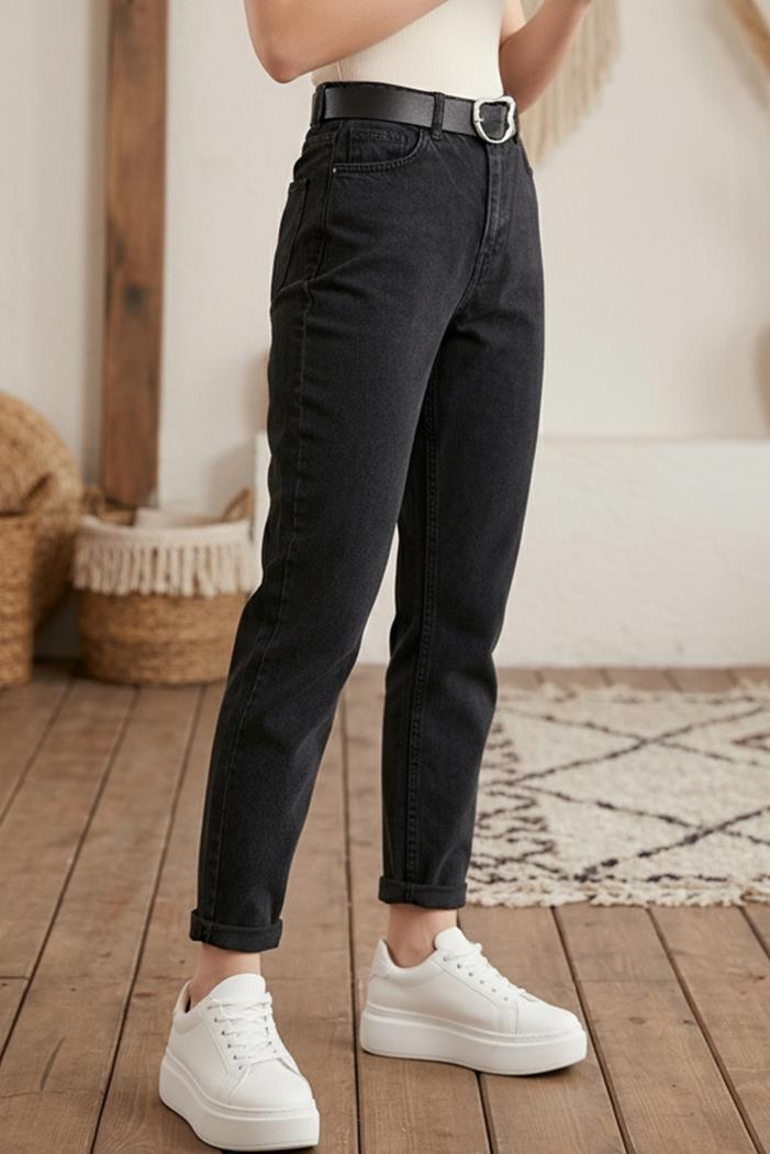 Mom Kot Pantolon 1278 - Siyah
