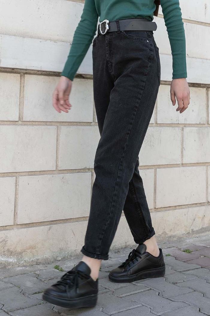 Mom Kot Pantolon 1278 - Siyah