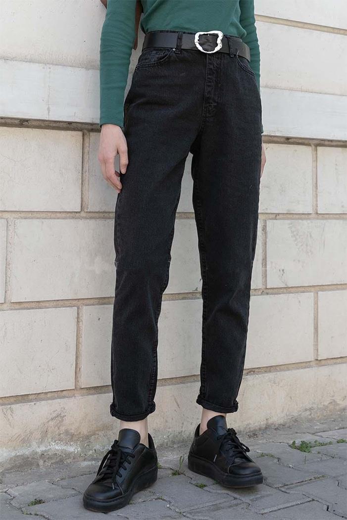 Mom Kot Pantolon 1278 - Siyah