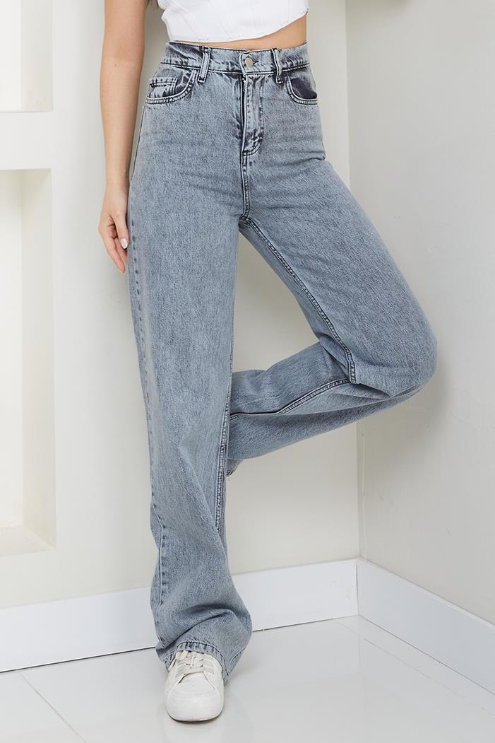 Palazzo Kot Pantolon 1449 - Gri