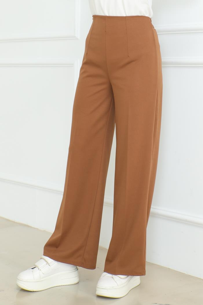 Palazzo Scuba Pantolon 866 - Kahve