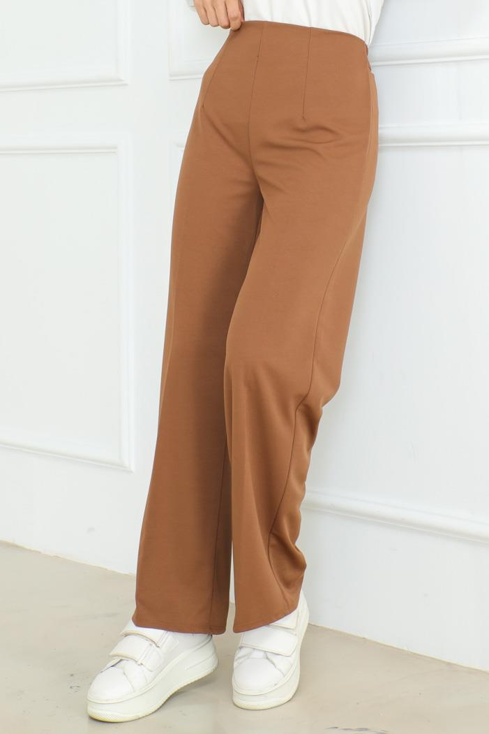 Palazzo Scuba Pantolon 866 - Kahve