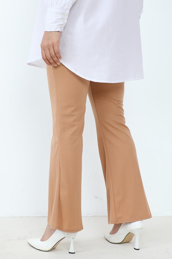 Piyale İspanyol Paça Pantolon 653 - Vizon