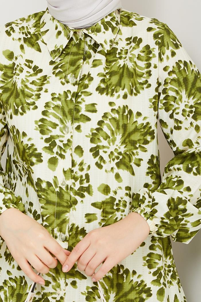 Telya Dokuma Viskon İkili Takım 1578 - Yeşil