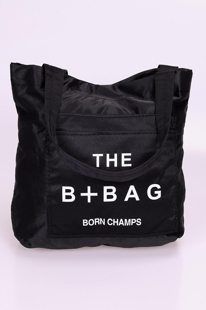 The Bag Baskılı Çanta 713 - Siyah