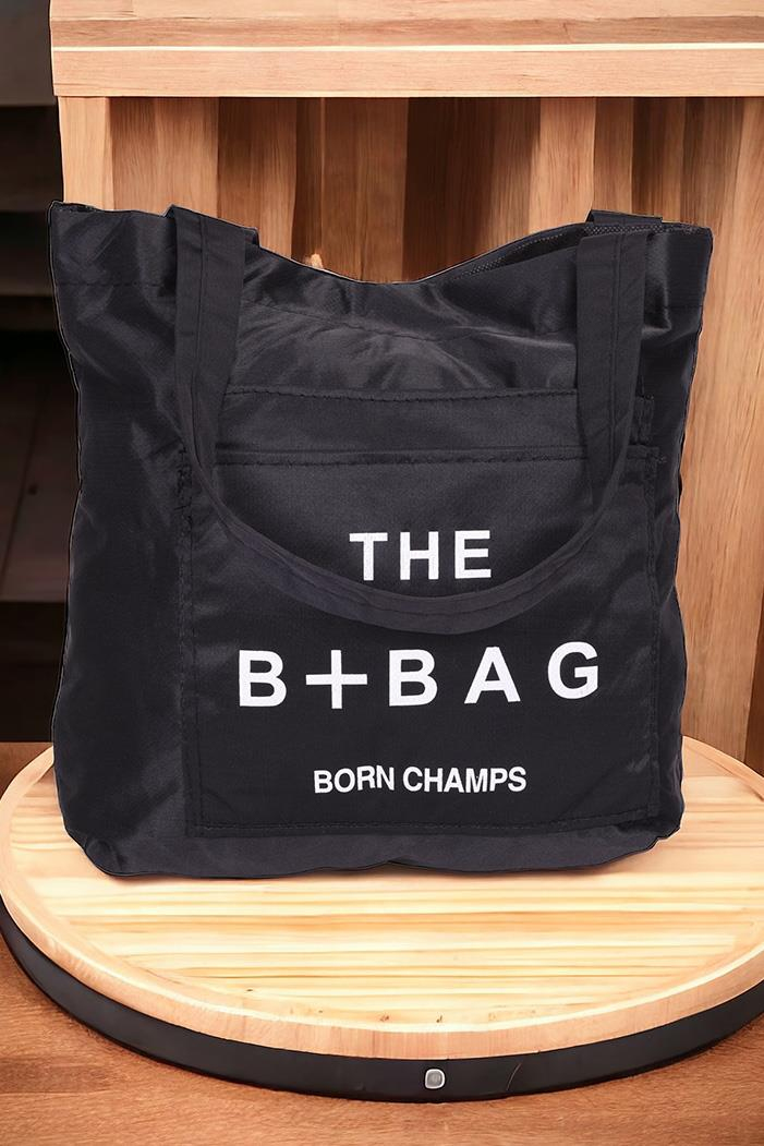 The Bag Baskılı Çanta 713 - Siyah
