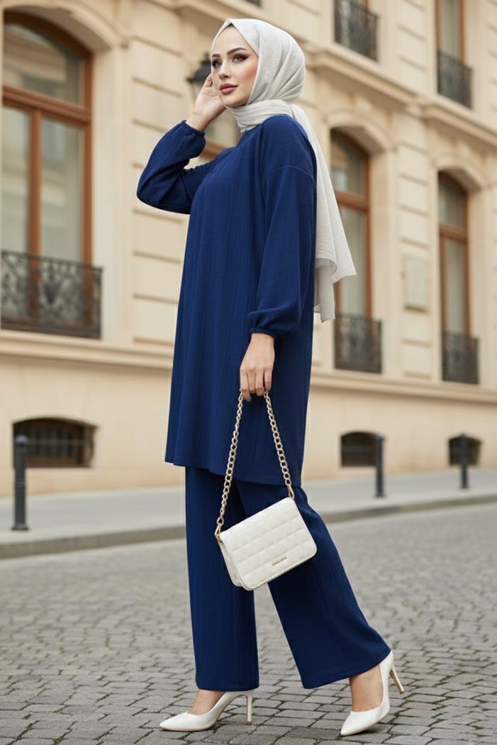 Tunik Pantolon İkili Takım 1606 - Lacivert