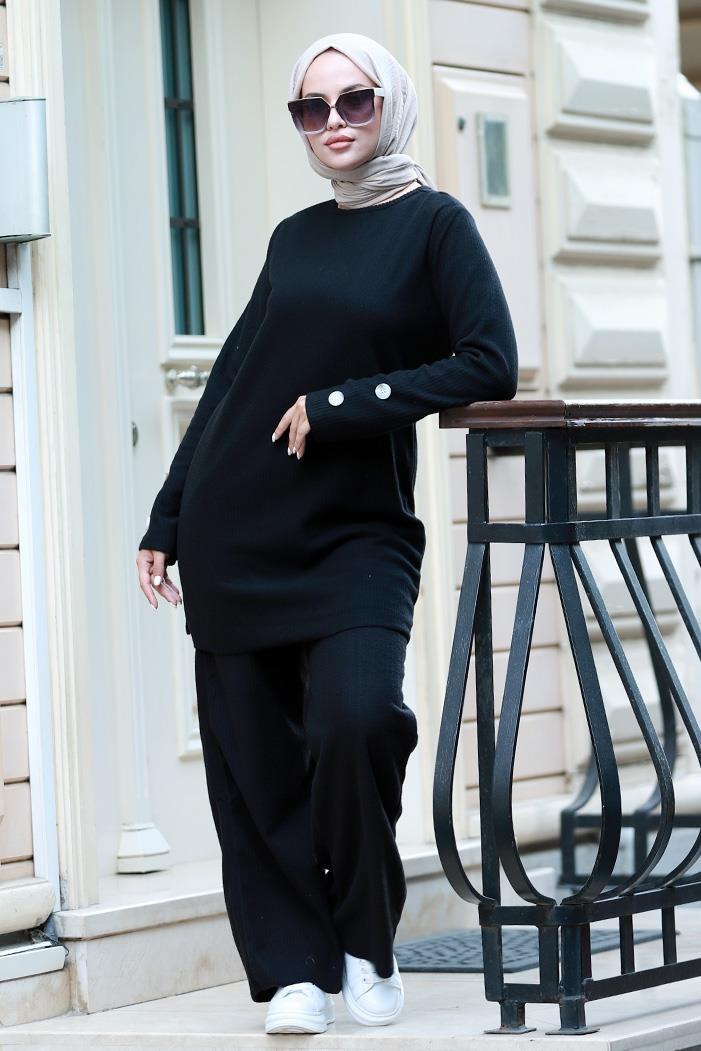 Vanessa İkili Takım 430 - Siyah