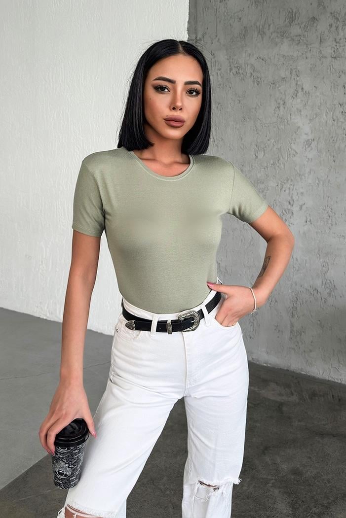 Yarım Kol Body 836 - Yeşil