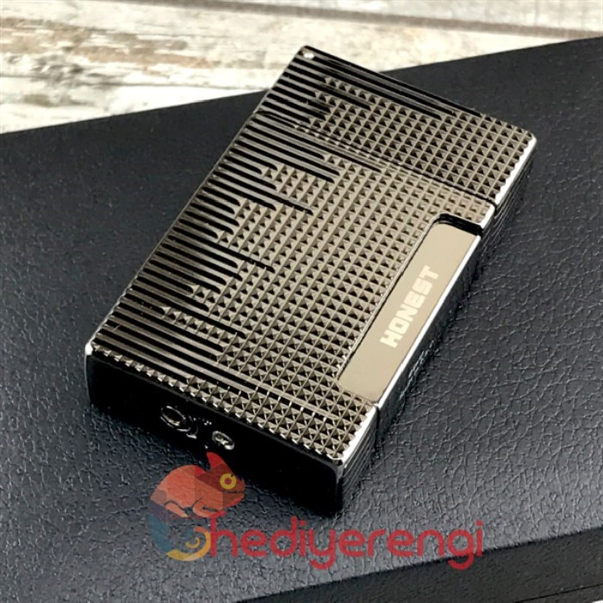 2'li Pürmüz Alevli Honest Marka Metal Füme Puro Çakmağı BCZ308