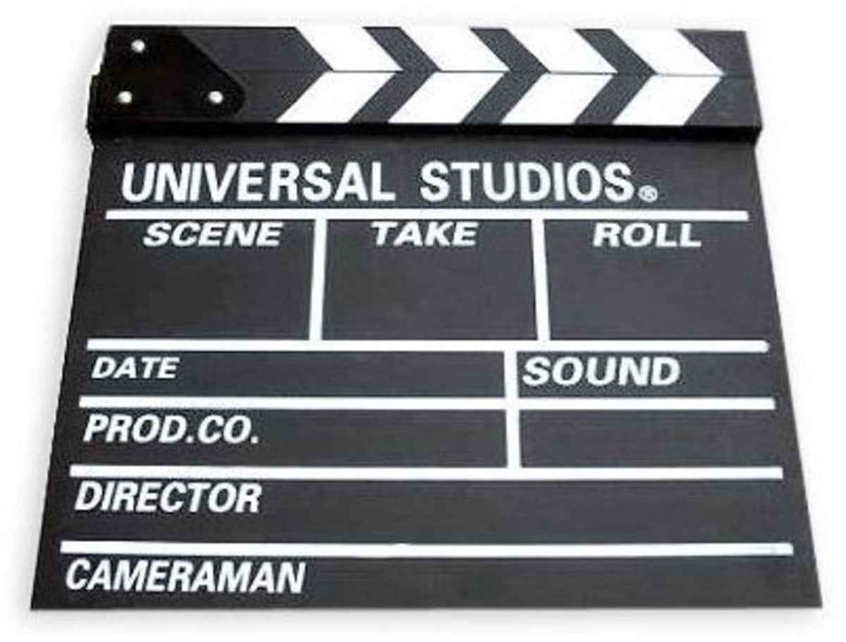 Clapperboard Sinema Klaketi Büyük Boy