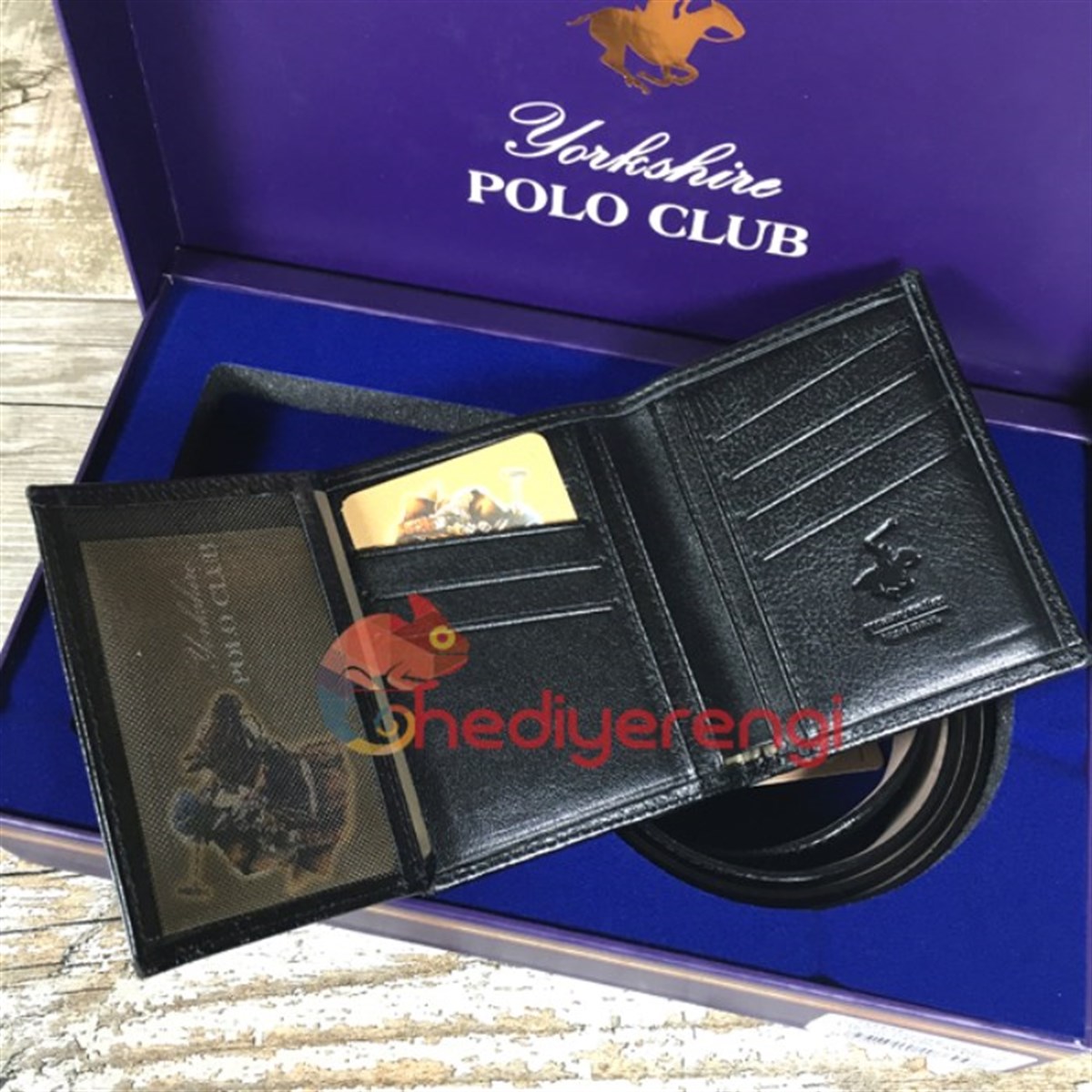 Erkek Hediyeleri İsme Özel Polo Club Cüzdan ve Kemer Seti