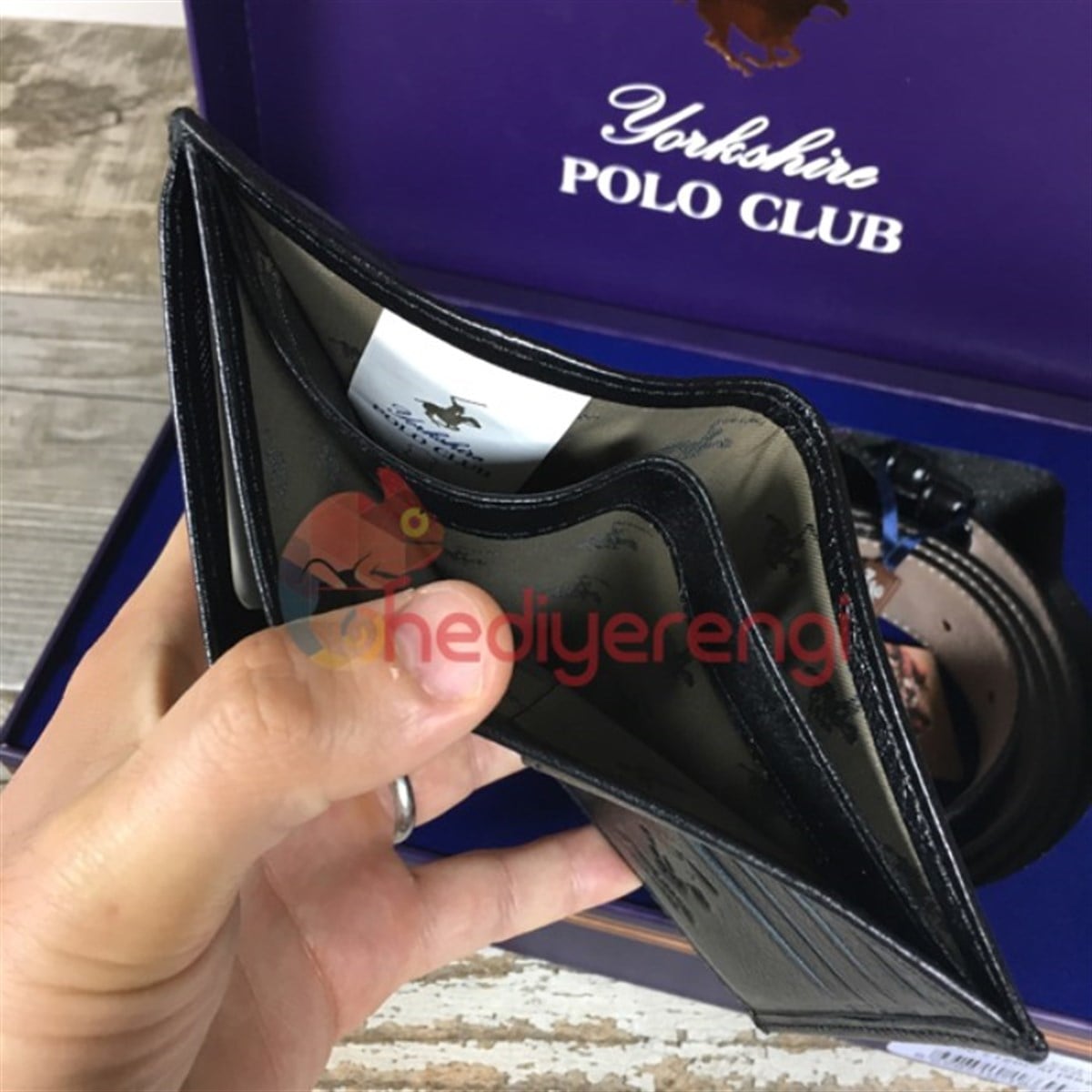 Erkek Hediyeleri İsme Özel Polo Club Cüzdan ve Kemer Seti