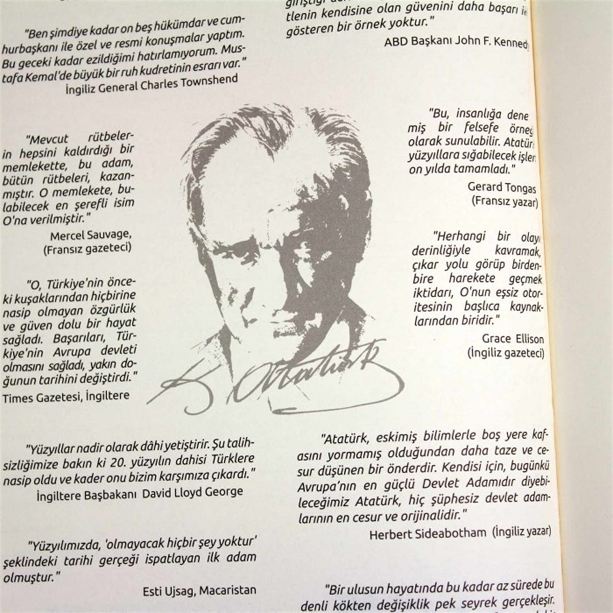 İsme Özel 2020 Büyük Boy K. Atatürk Temalı Ajanda ve Tükenmez Kalem Seti​