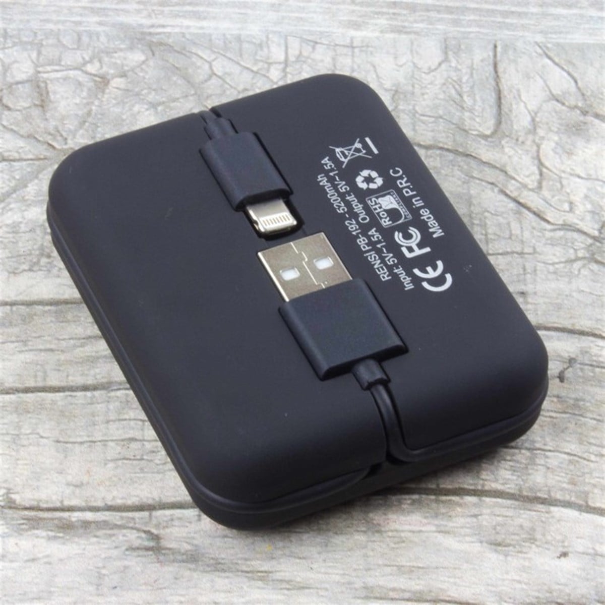 İsme Özel 5200 Mah. Powerbank ve Kalem Seti Özel Tasarım Kutulu Siyah