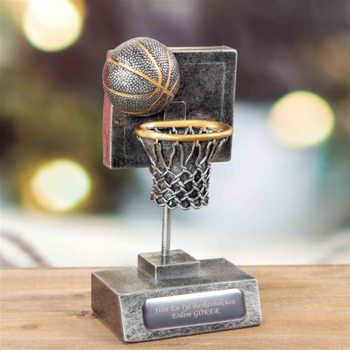 İsme Özel Basketbol Temalı Dekoratif Biblo ve Ödül