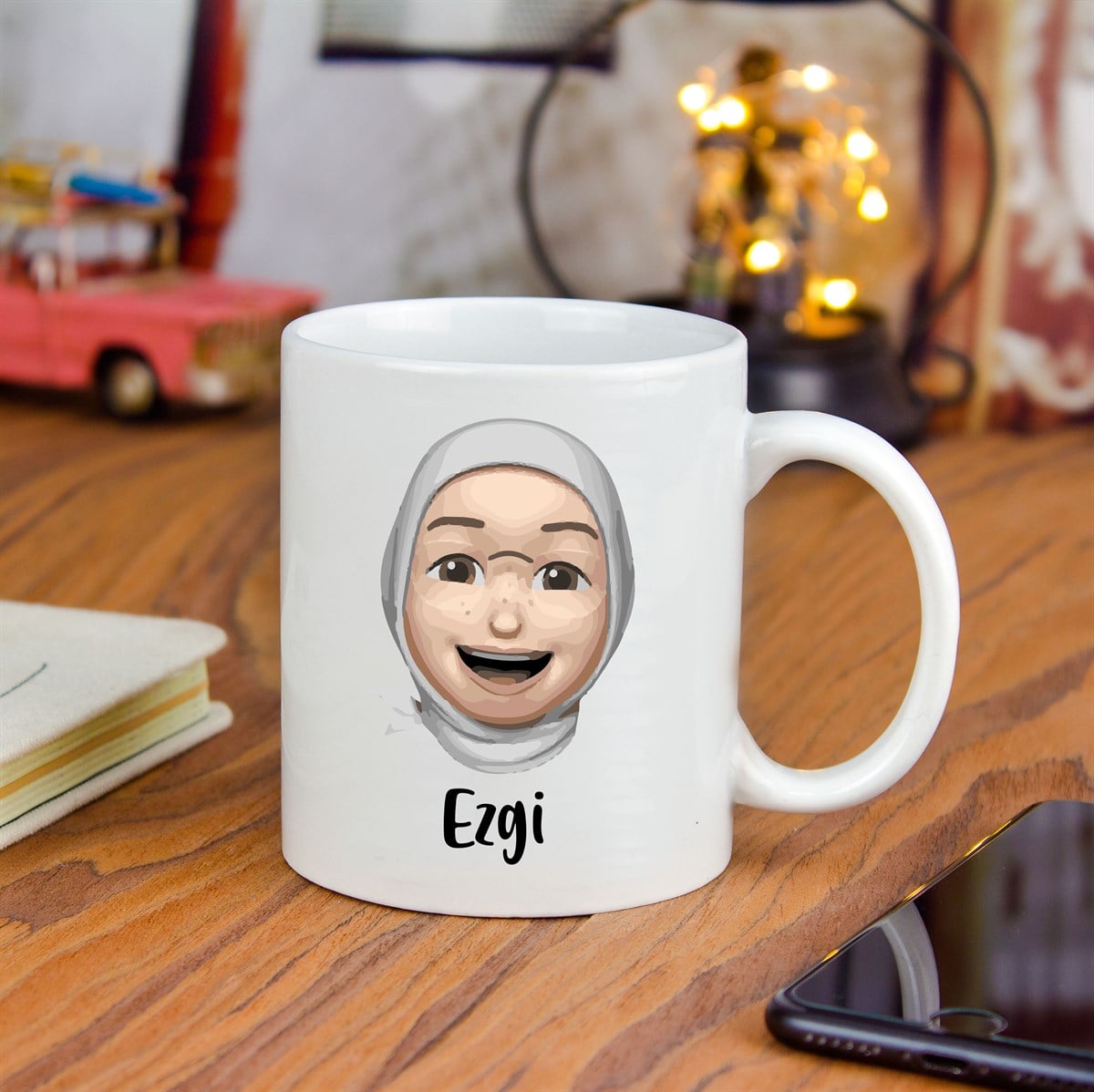 İsme Özel Bitmoji Baskılı Kupa Bardak M2