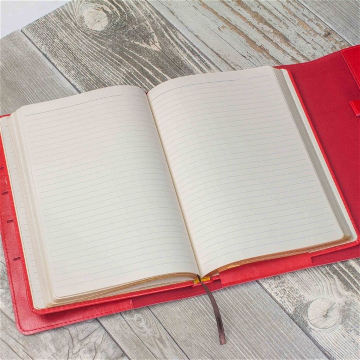 İsme Özel Çantalı Organizerli Premium Defter ve Kalem Seti Kırmızı