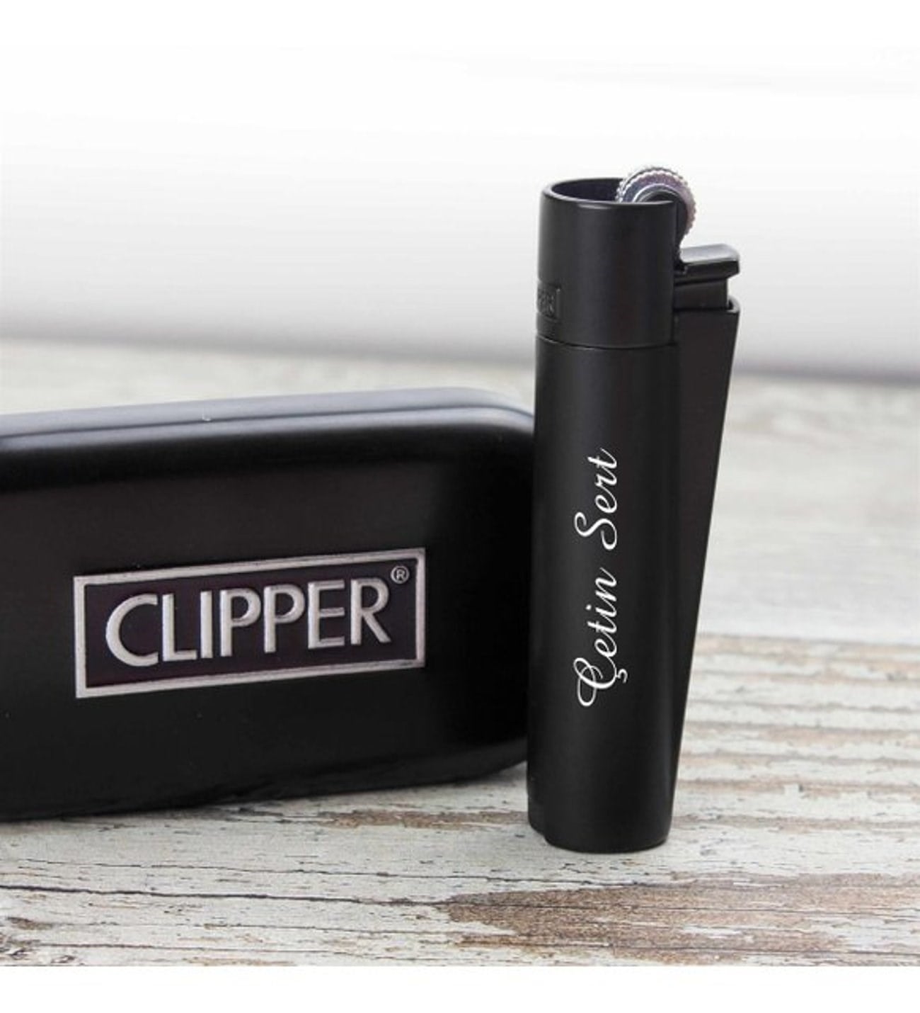 İsme Özel Clipper Marka Metal Çakmak-Renk Seçenekli