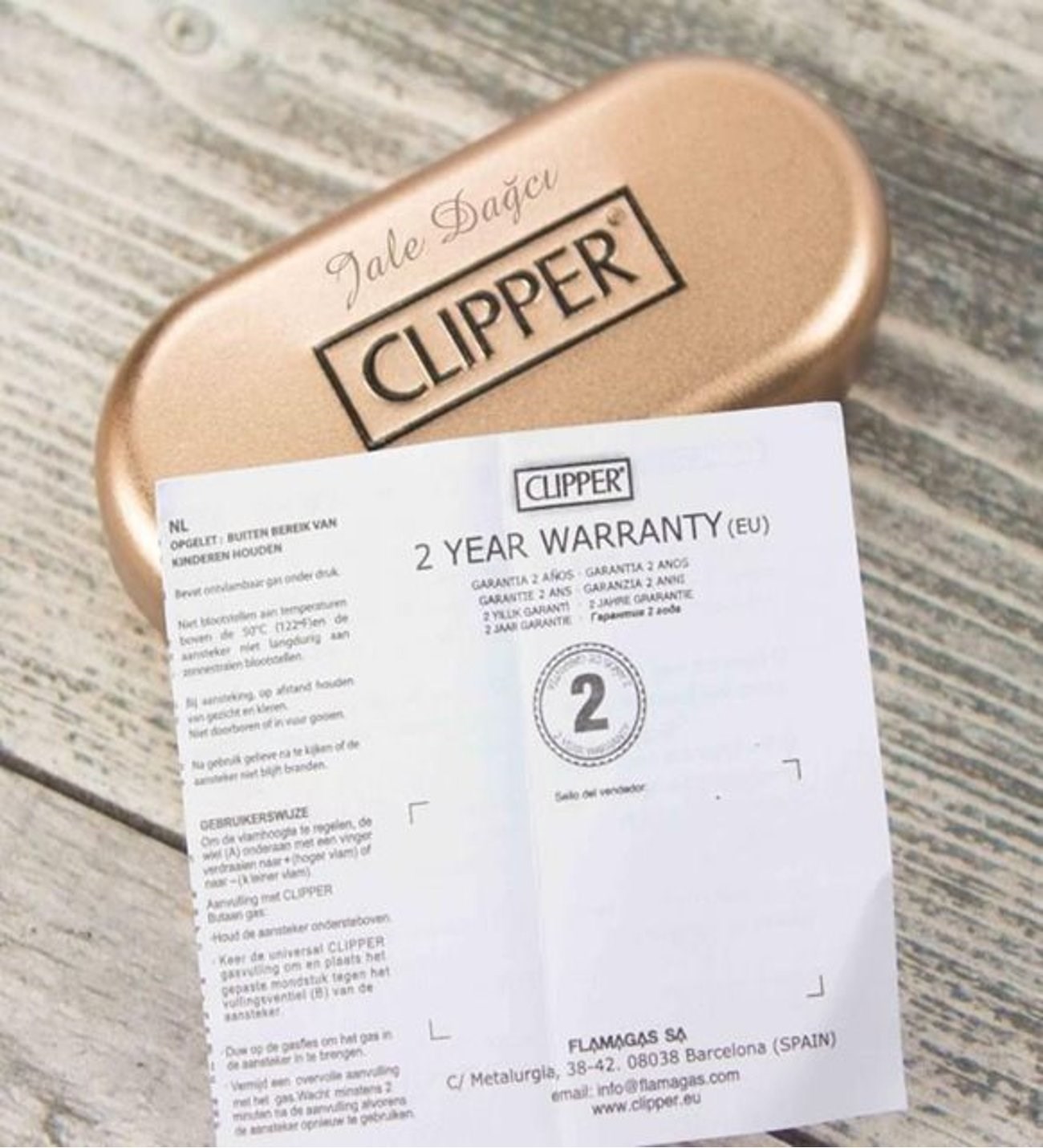 İsme Özel Clipper Marka Metal Çakmak-Renk Seçenekli