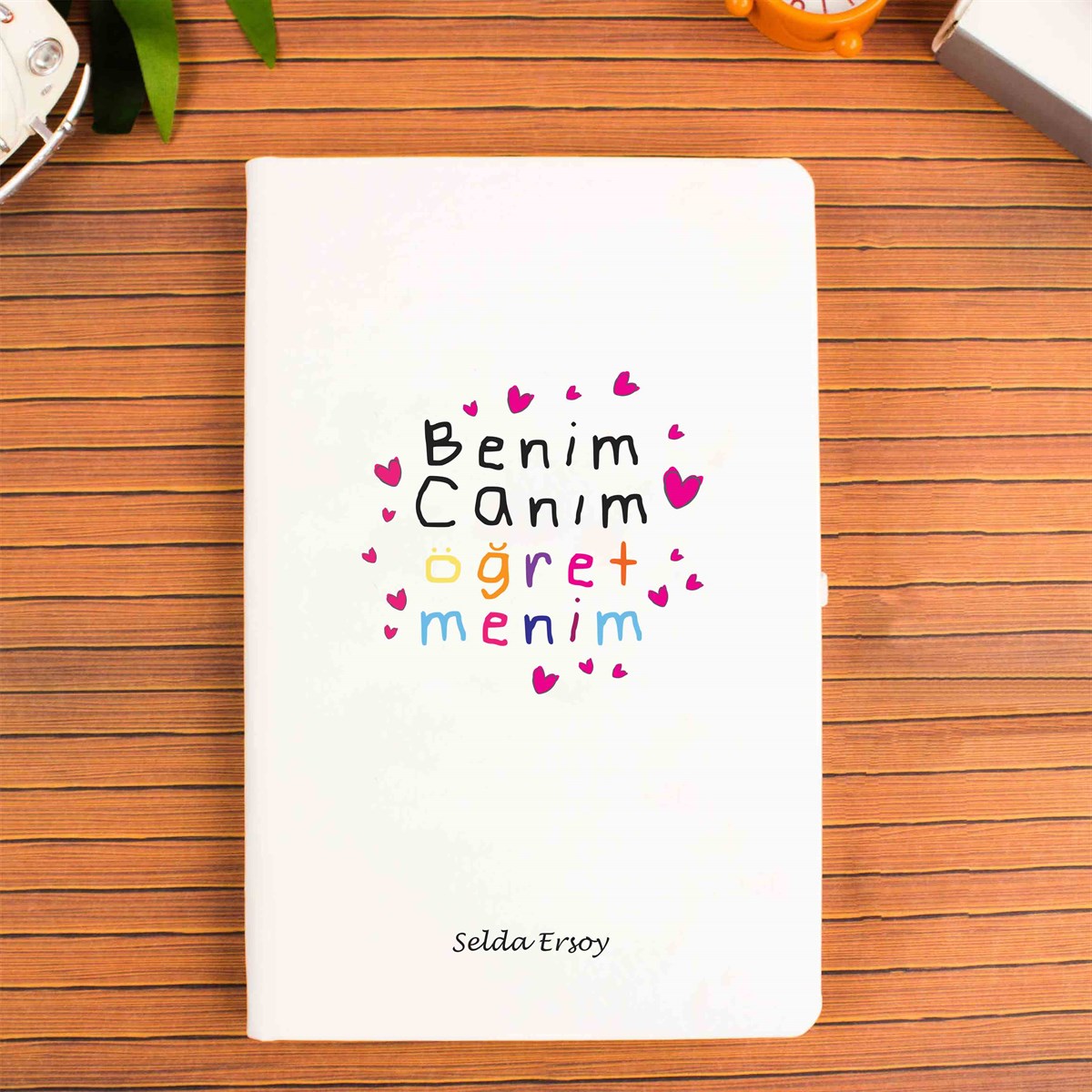 İsme Özel Defter Kupa Bardak Seti-Canım Öğretmenim
