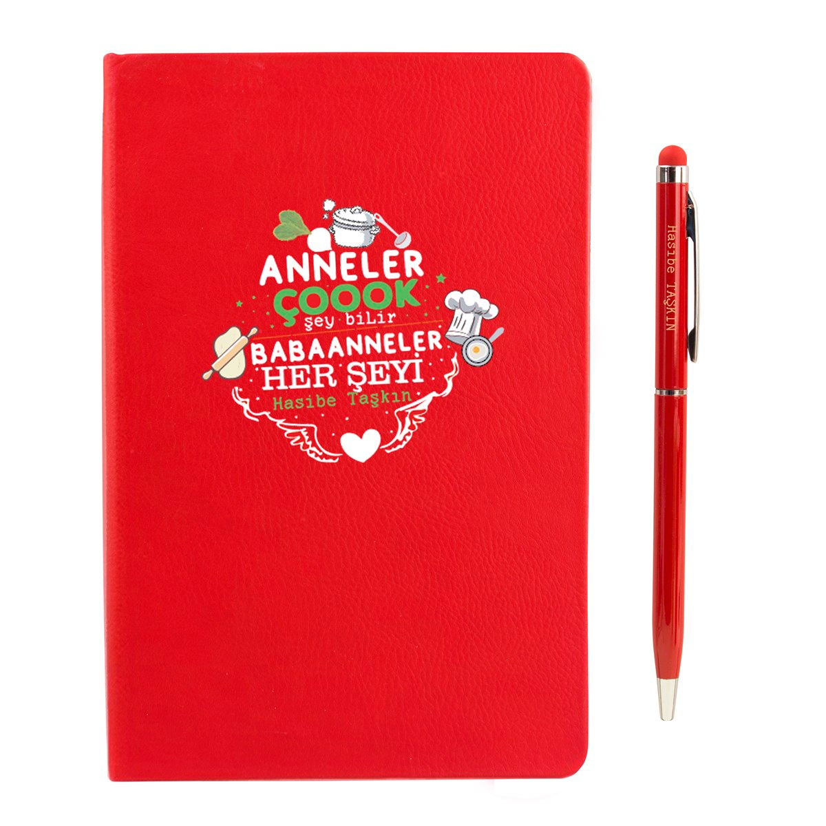İsme Özel Defter ve Kalem Seti - Babaanne