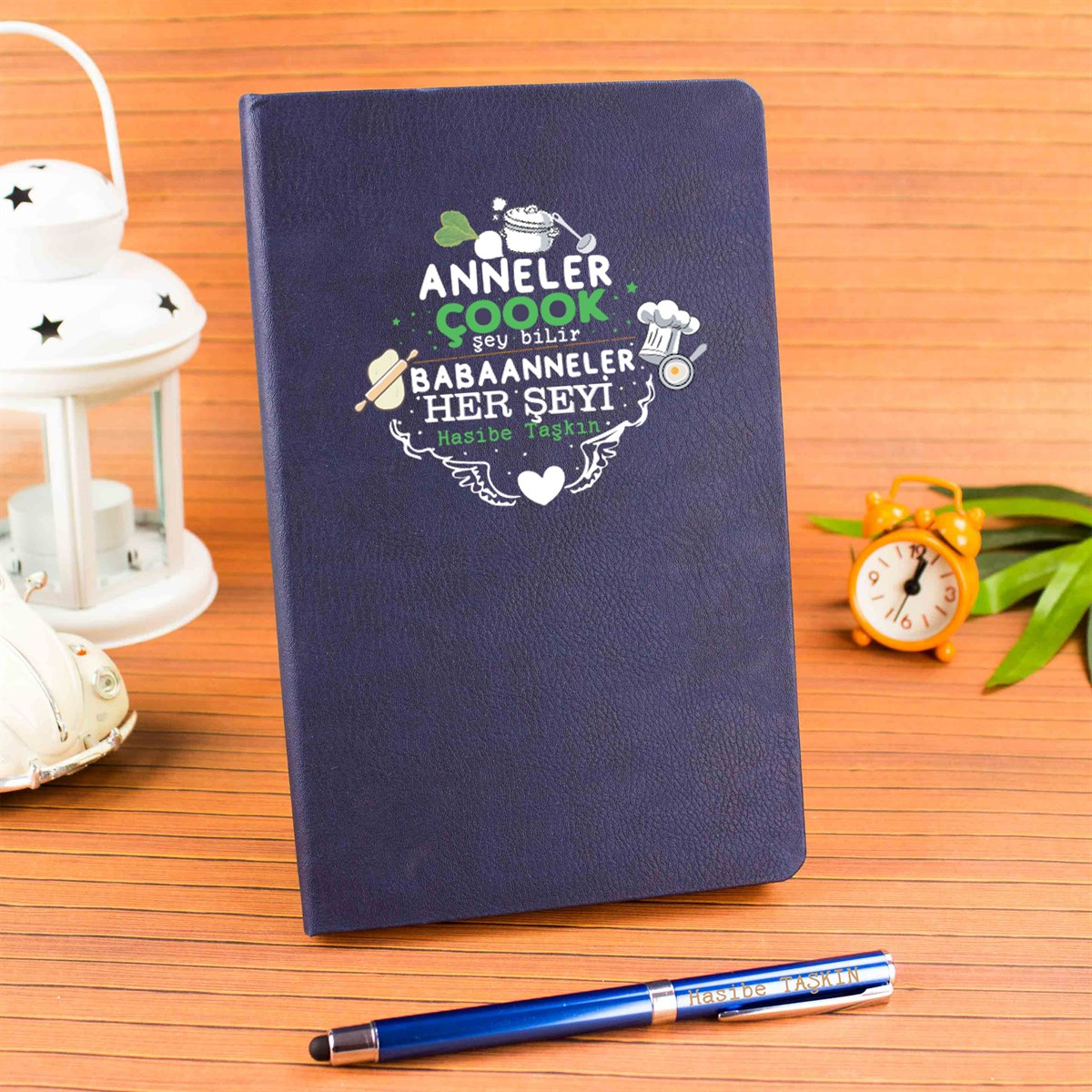 İsme Özel Defter ve Kalem Seti - Babaanne