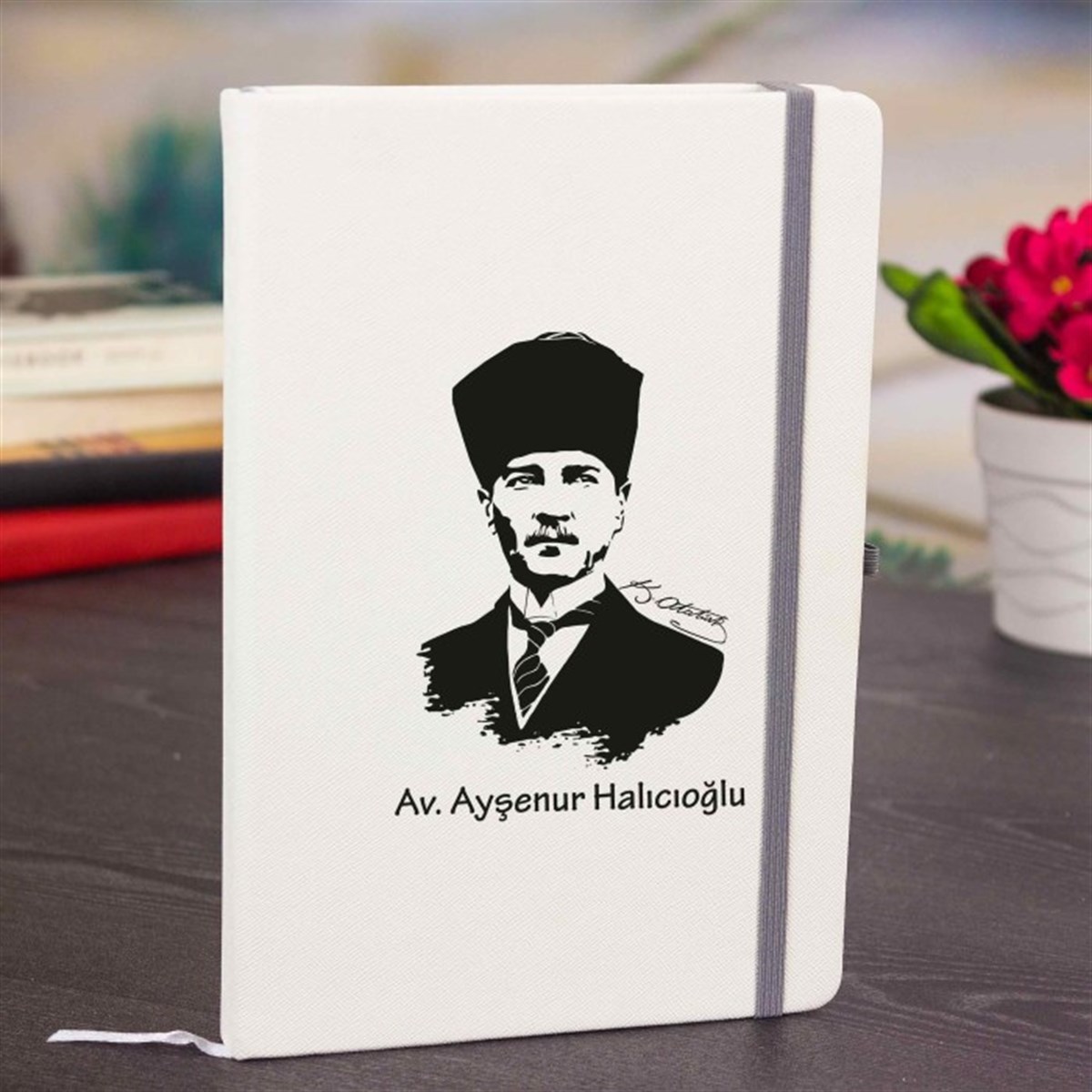 İsme Özel Defter ve Kupa Bardak Seti - K. Atatürk M3