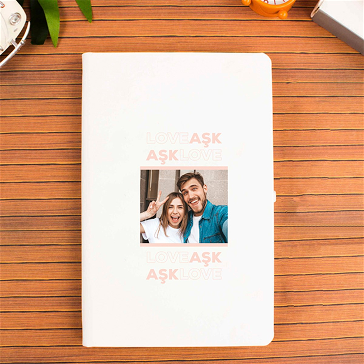 İsme Özel Defter ve Kupa Bardak Seti - Fotoğraf Baskılı